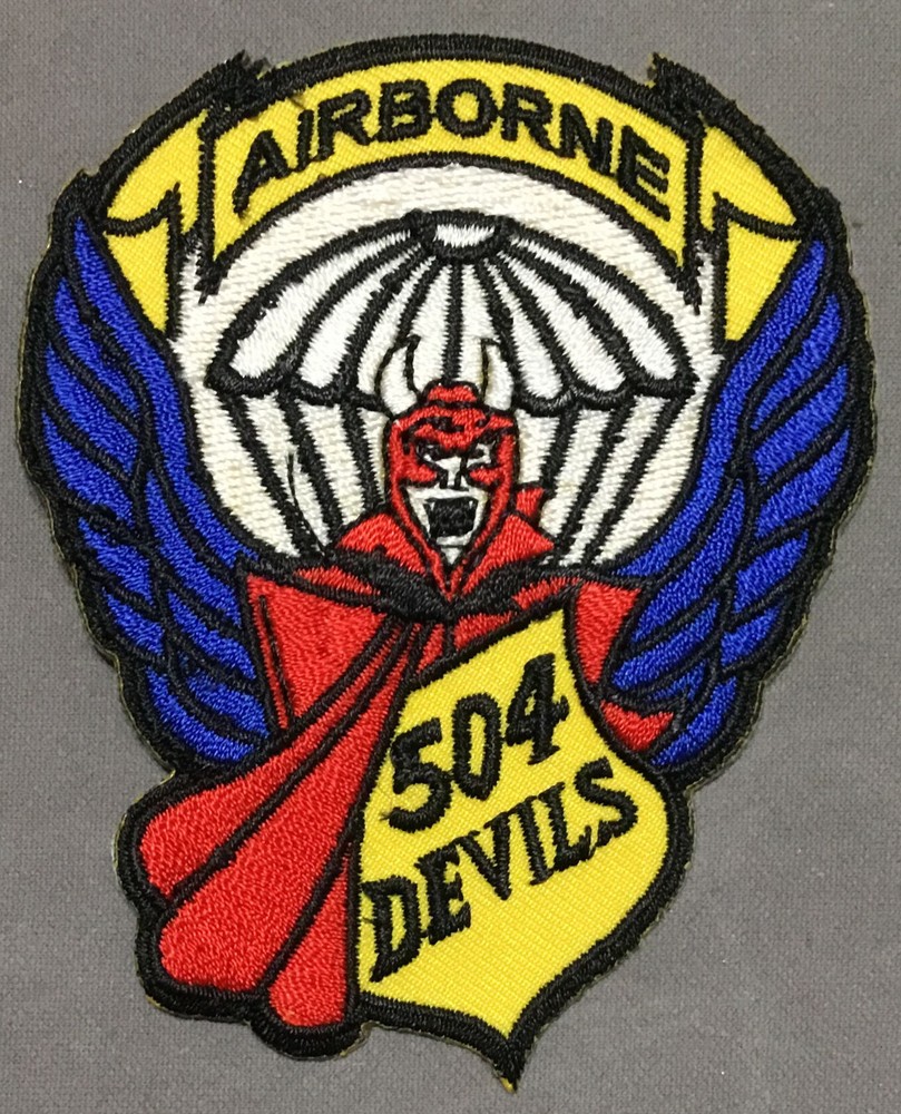 Army Airborne 504 Devils patch
