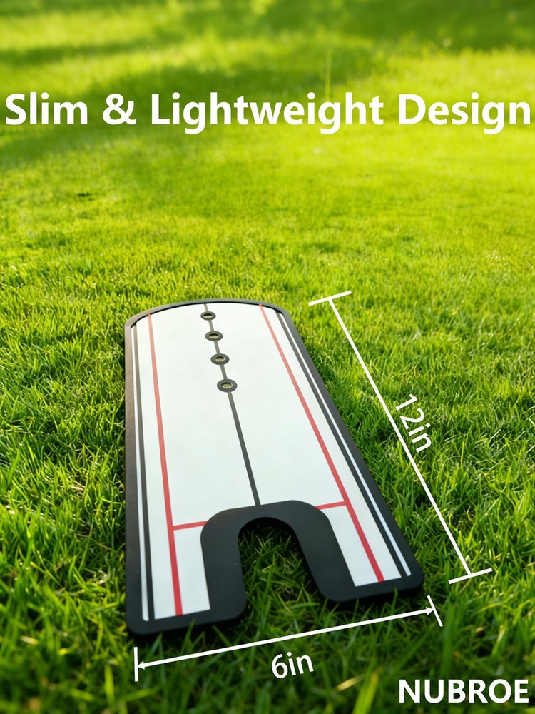 Golf Putting Mirror - Alignment Training Aid with Laser-Engraved Lines for Ey...