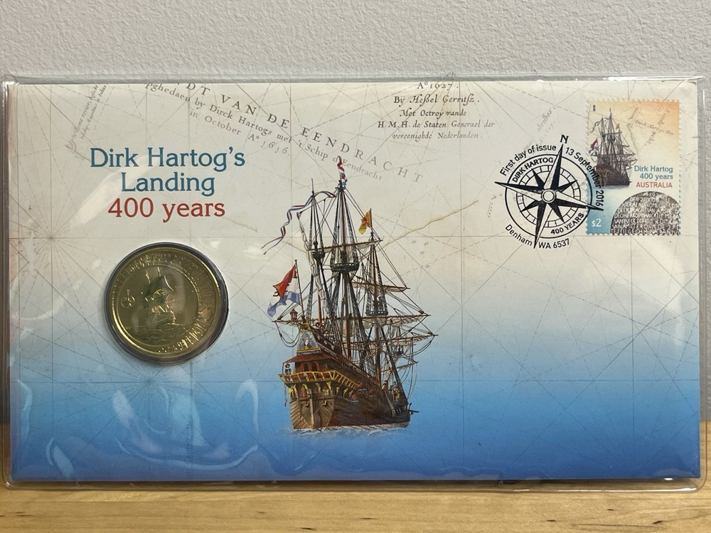 AUSTRALIA 2016-DIRK  HARTOGS LANDING 400 YEARS  UNC
