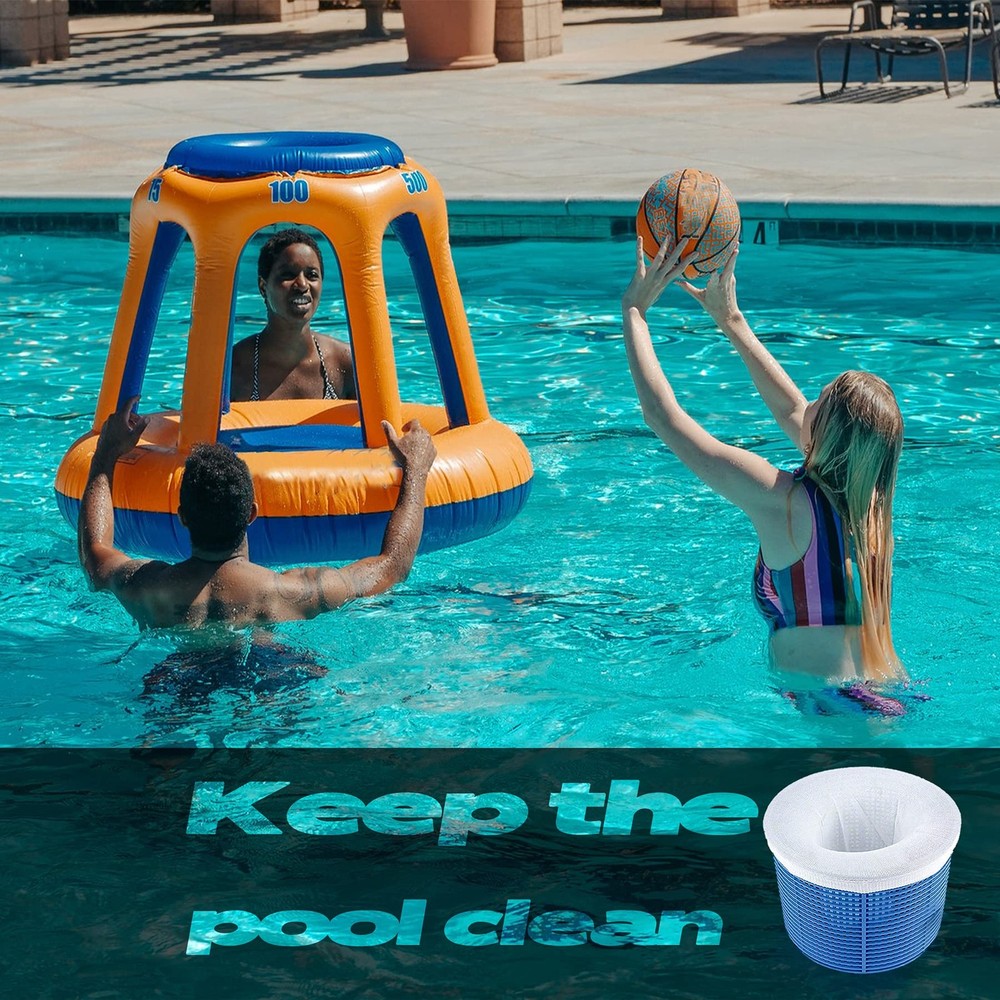 30Pack Pool Skimmer Filter Socks Fine Mesh Basket Protector Liners PreFilter