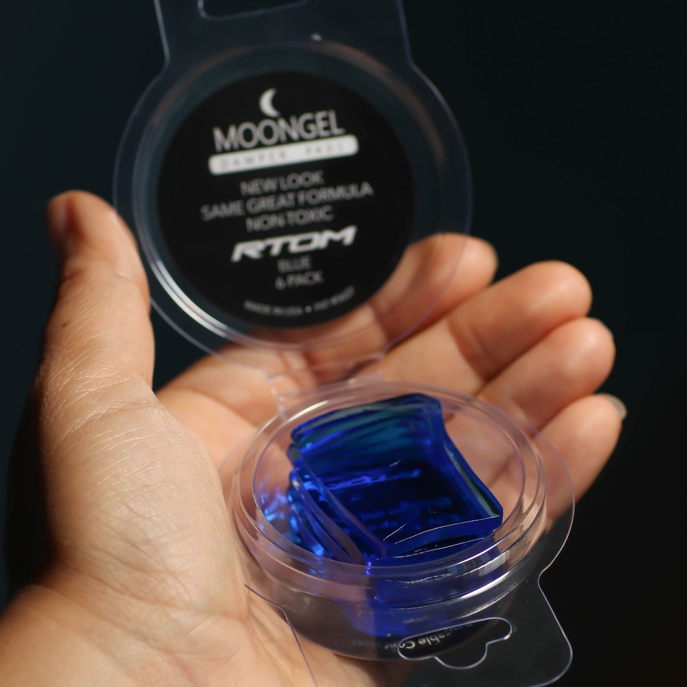 2 units RTOM Moongel Damper Pad - 6 Pack - Blue