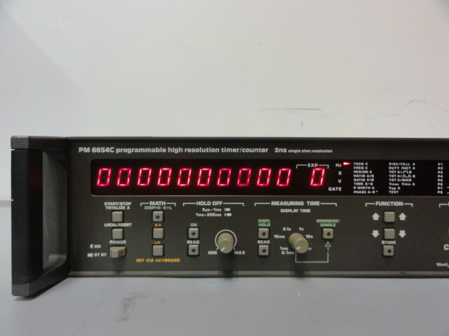 Philips PM6654C Programmable High Resolution Timer/Counter - Parts or Repair