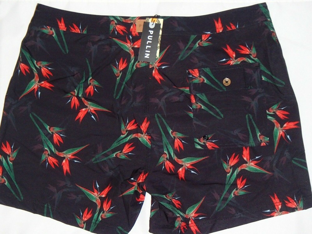 Pull-In Men's TZAR Swim Trunk Flow A Bird, 38