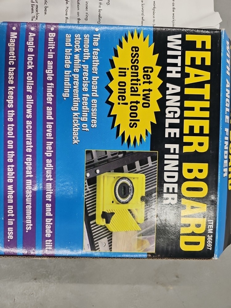 Multi-Function Feather Board-Magnetic base-Level built in-Angle Finder NEW