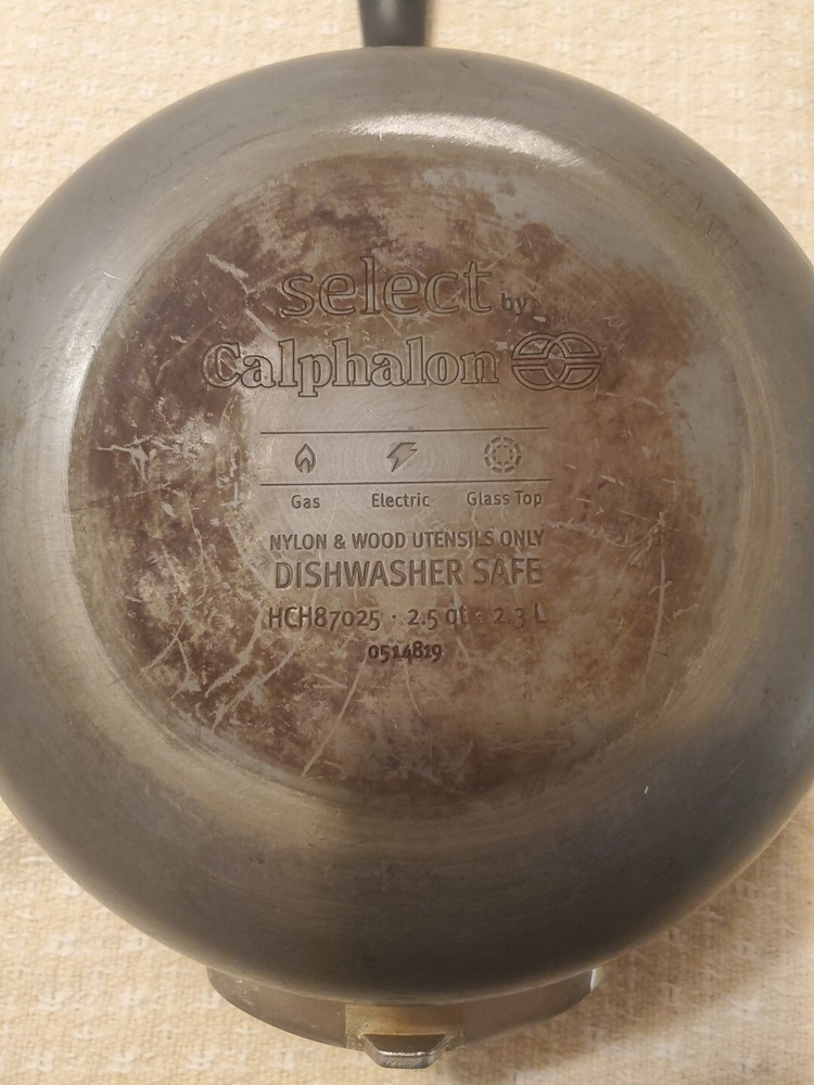 Calphalon Select Space-Saving Hard-Anodized Nonstick 7-Piece Cookware Set