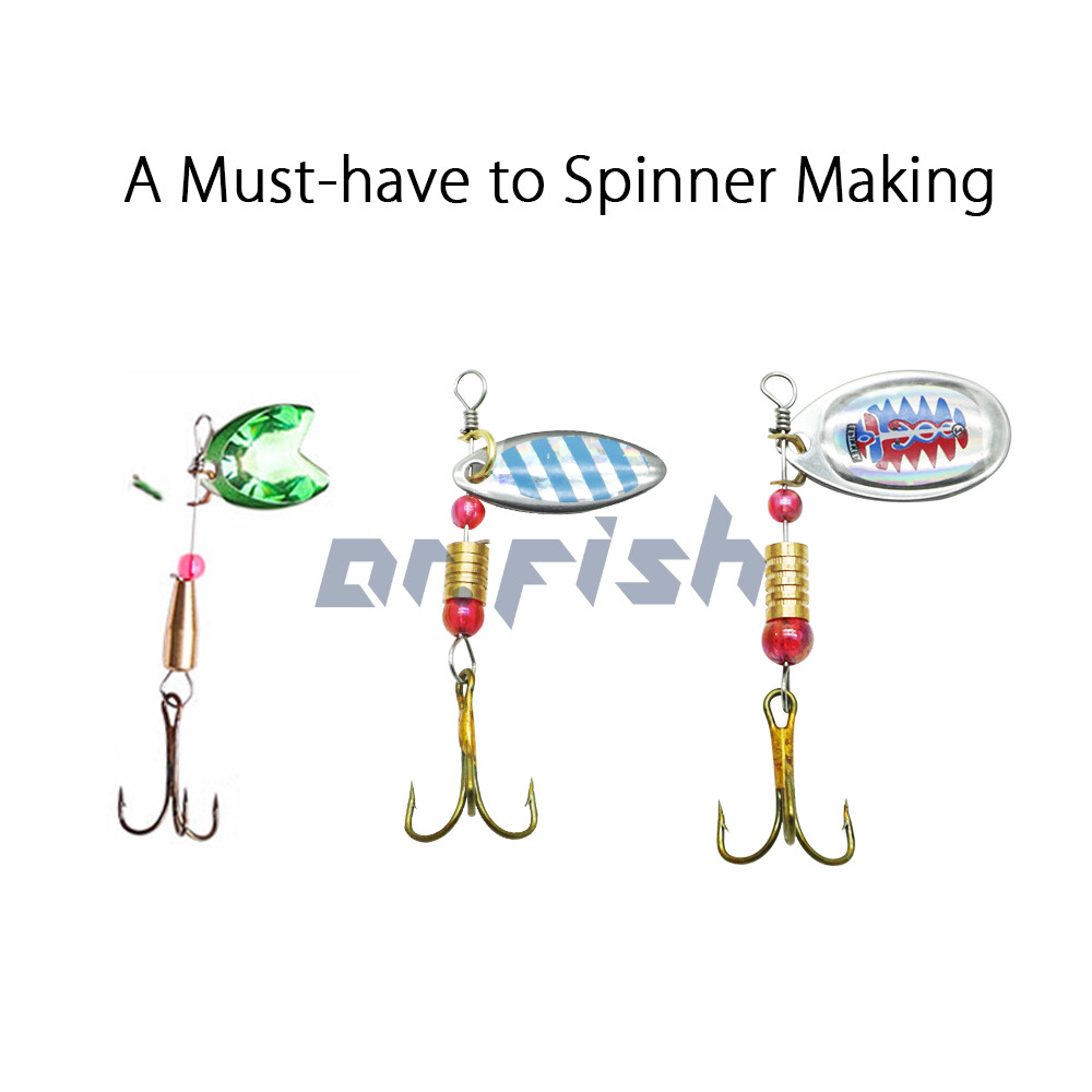 30 Spinnerbait Bodies Cylinder shaped Rooster Tail spinners Making Accessories