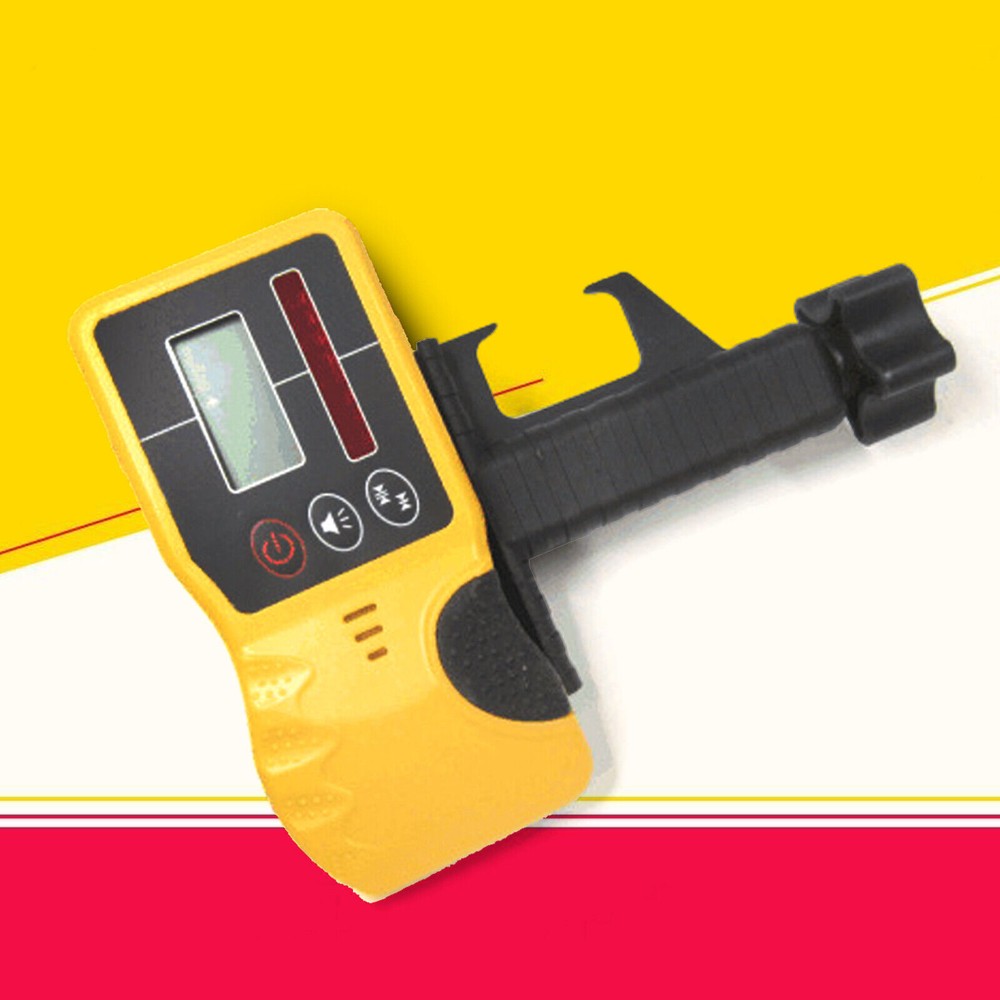 Universal Red Beam Rotary Laser Receiver Dual Display Detector