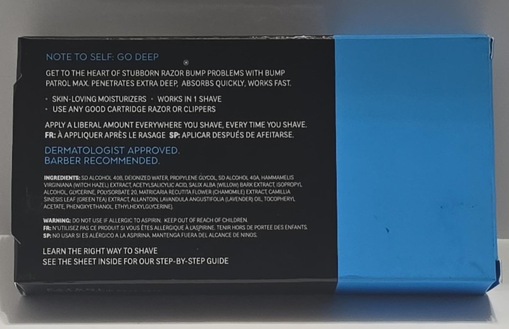 Bump Patrol Maximum Strength Aftershave Treatment Serum, 2 oz