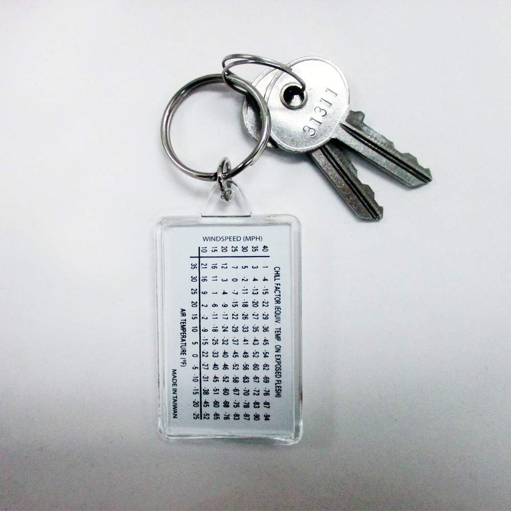 Coghlan's Zipper Pull Thermometer Blue