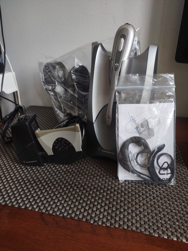 Plantronics CS50 Ear Hook Headset - Silver