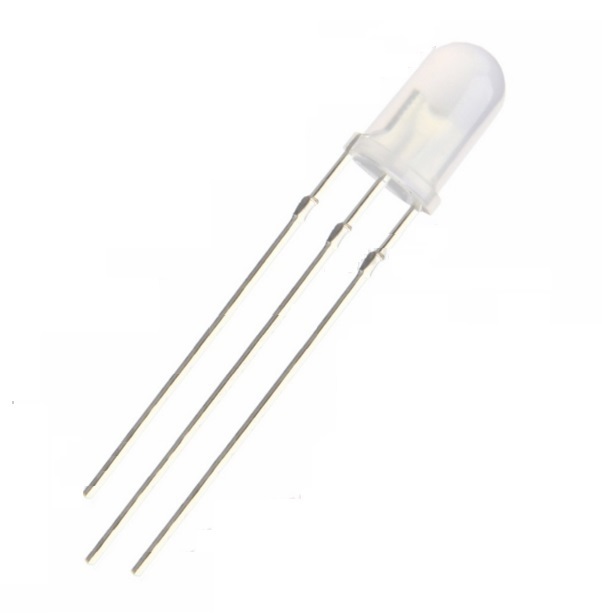 30pcs 5mm 3Pin Diffused two Bi-Color Red & Green Light Common Anode Led Diode