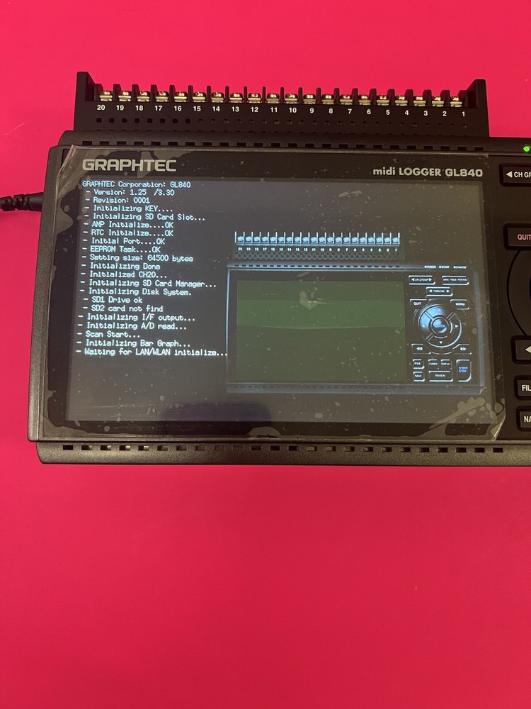 Graphtec midi logger GL840 With AC Adapter