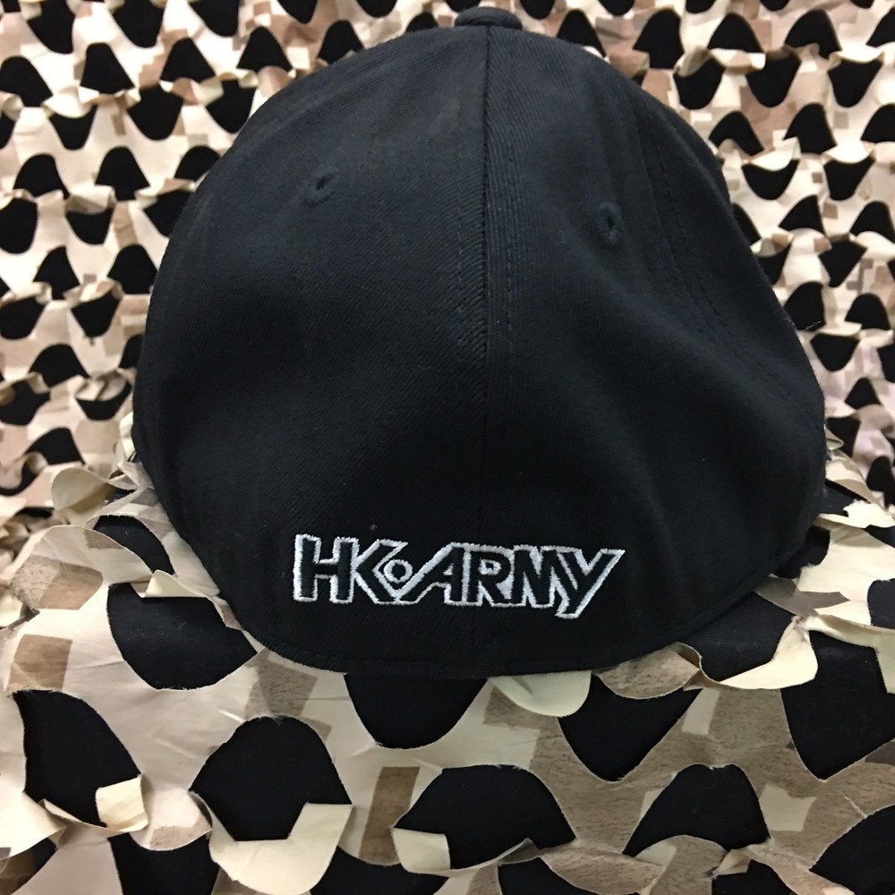 NEW HK Army Flex Fit H Hat - Black - Small/Medium