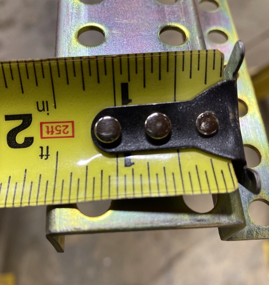 2 - MOUNTING RACK RAILS USED CONDITION 78.75” LONG