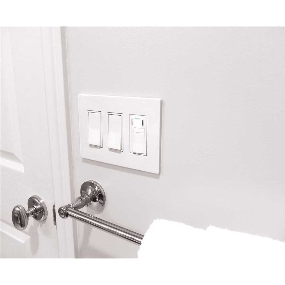 Condensation Fan Control (Humidity Sensor) with Countdown Timer in White (120-Vo