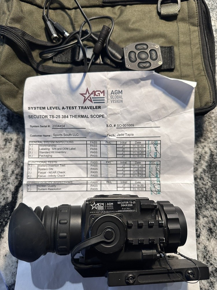 AGM SECUTOR TS25- 384 THERMAL IMAGING RIFLESCOPE Used