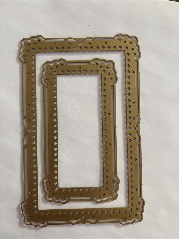 Anna Griffin Lot Of 2 Border Frame Dies