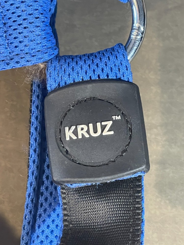 KRUZ Large No Pull Heavy Duty Pet Harness. Blue (1476)