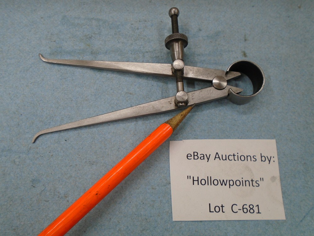 Lufkin No. 42 Inside Spring Type Caliper 4" w/ solid nut C681