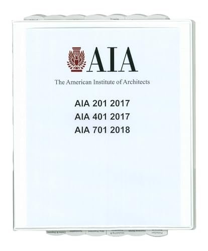 Highlighted and Tabbed - AIA Documents A201 A401 A701 - 2017/18 General...