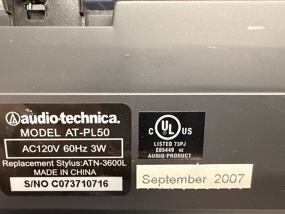 WORKING Audio-Technica AT-PL50 Automatic Turntable (SEE VIDEO!)