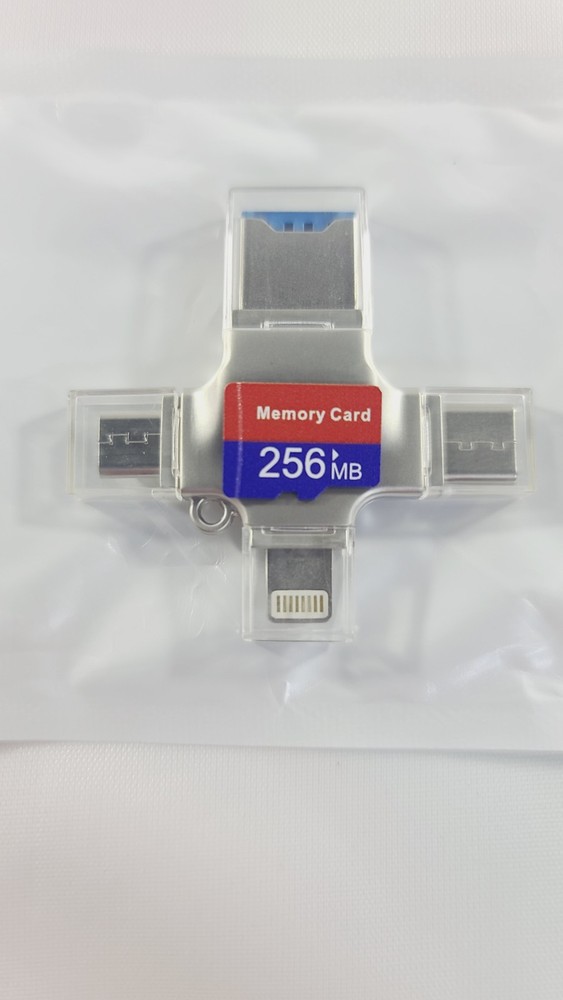 USB 3.0 TF/SD 256MB Card Adapter Flash Drive Type-C OTG iPhone&Android PC