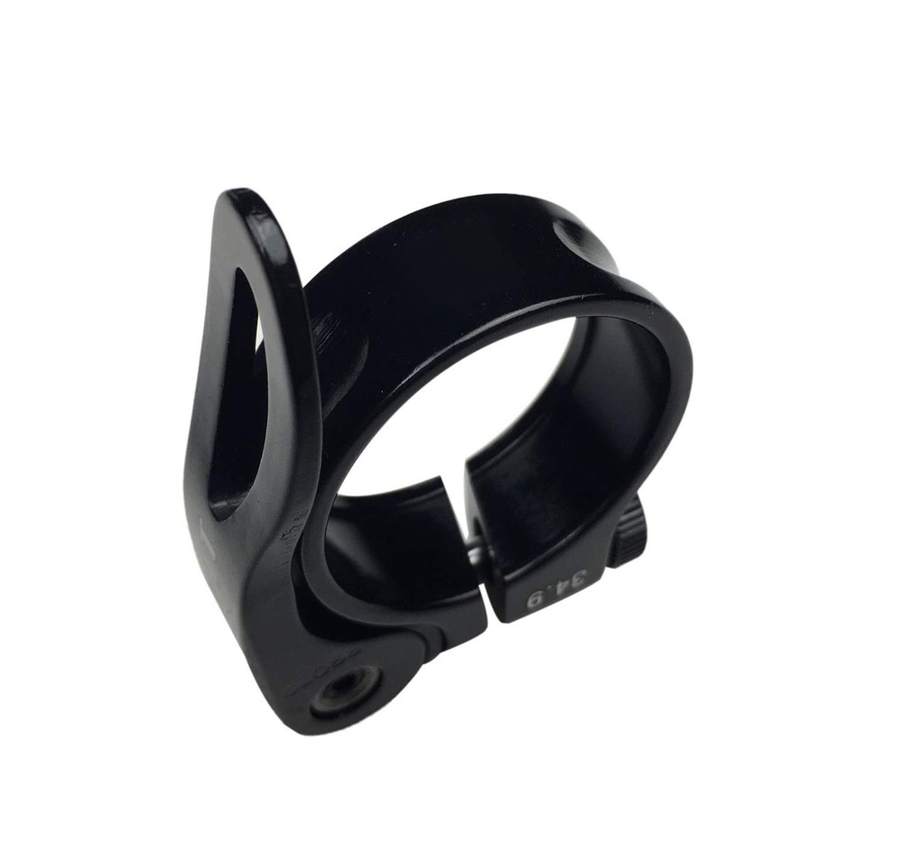 Bicycle Seatpost Collar, Quick Release, 31.8mm, Aluminium, Black