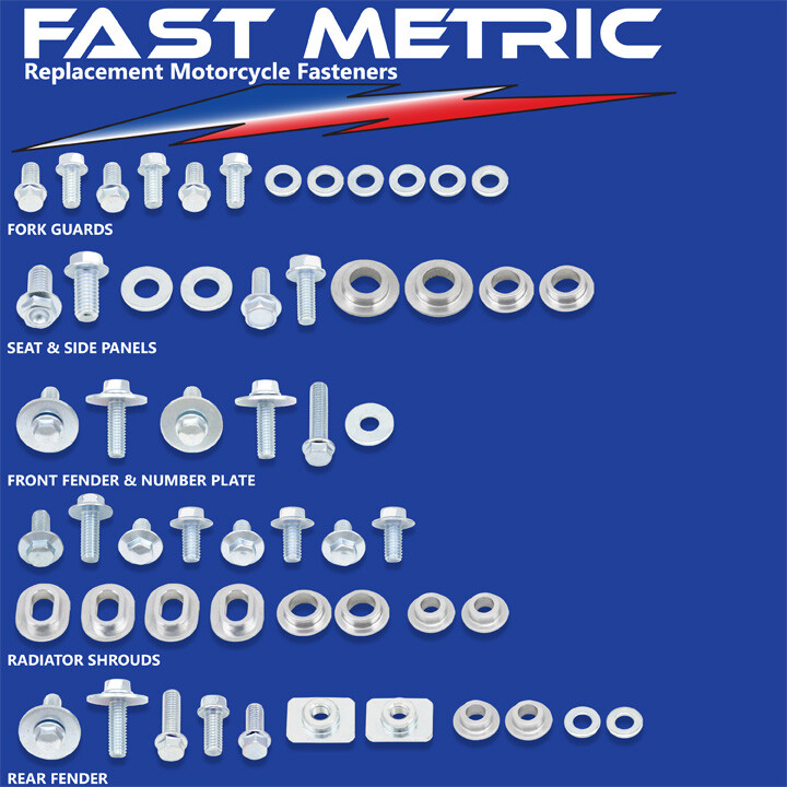 Yamaha WR 250F Plastics & Body Bolt Kits