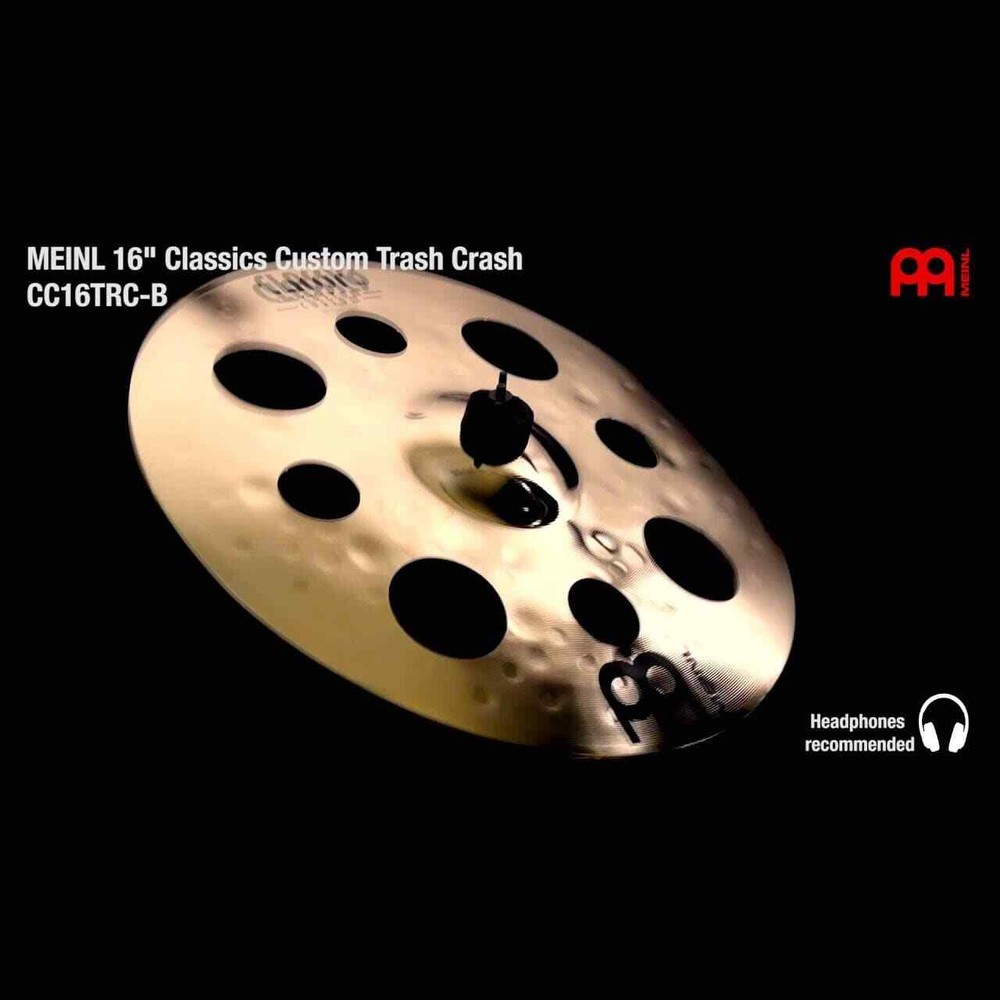Meinl Classics Custom Trash Crash Cymbal 16"