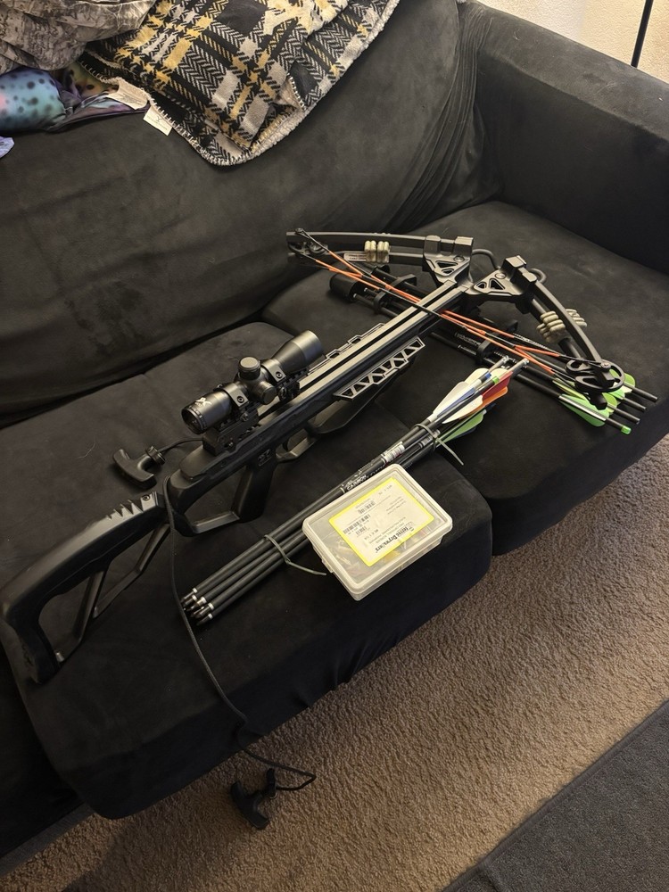 Bear X Vanish Compound Crossbow with Scope and Accessories