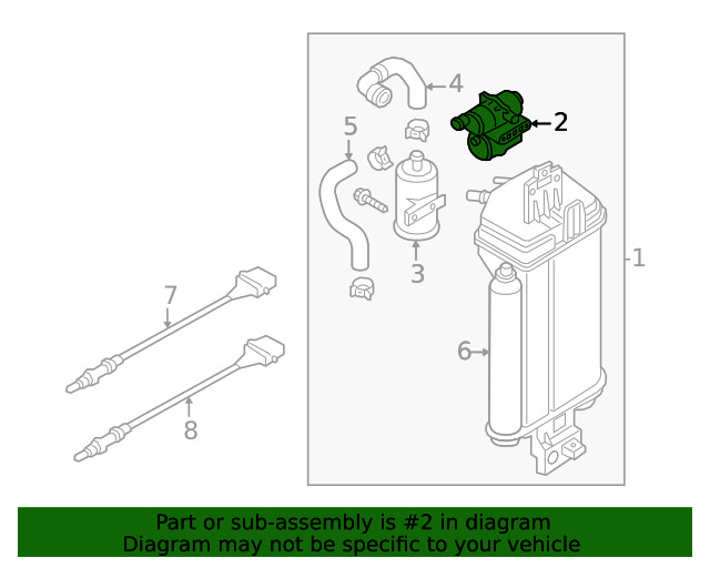 Genuine Evaporative Emissions System Leak Detection Pump 7L0-906-243-L