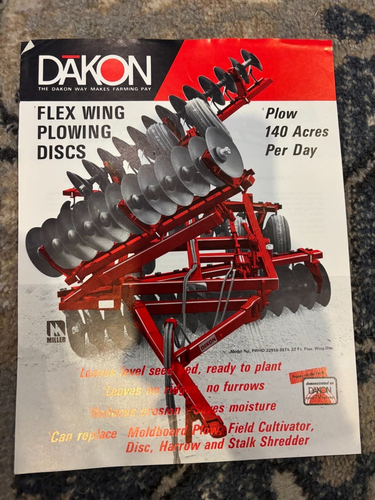 Dakon Flex Wing Plowing Disc Harrow Brochure AMIL26 no3