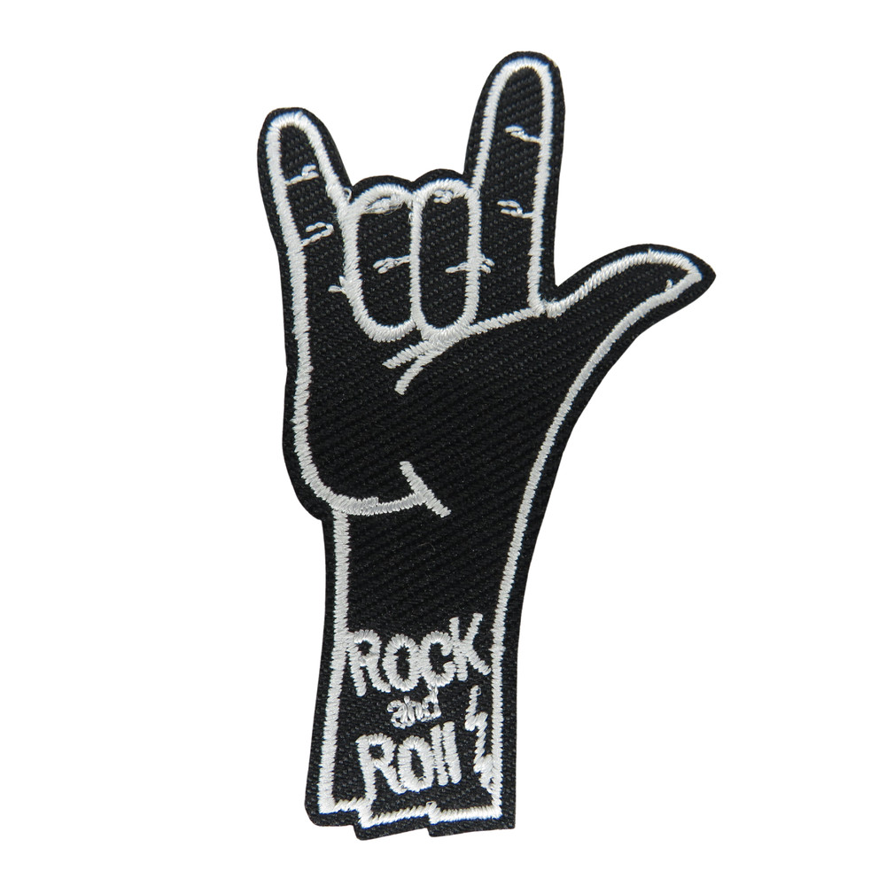 Rock And Roll Patch Iron On Patch Biker Punk Patch Iron On
