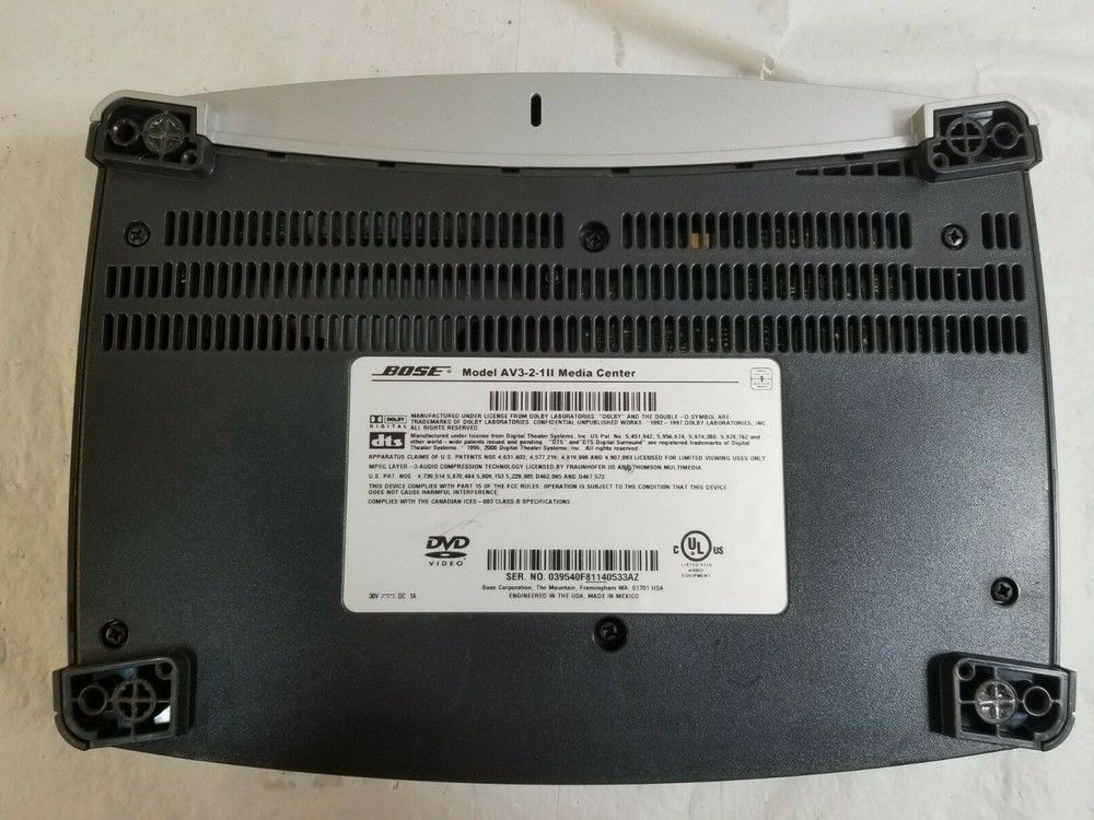 BOSE AV3-2-1II Media Center Head Unit UNTESTED