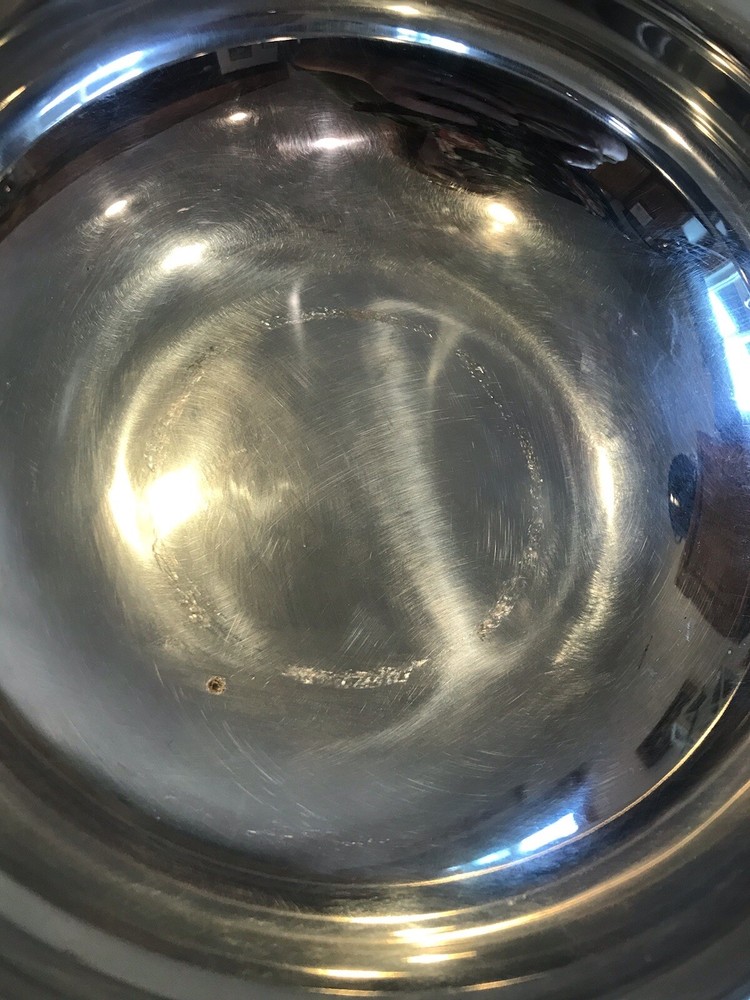 Vintage Silver Oneida 2 Quart Lidded Footed Casserole