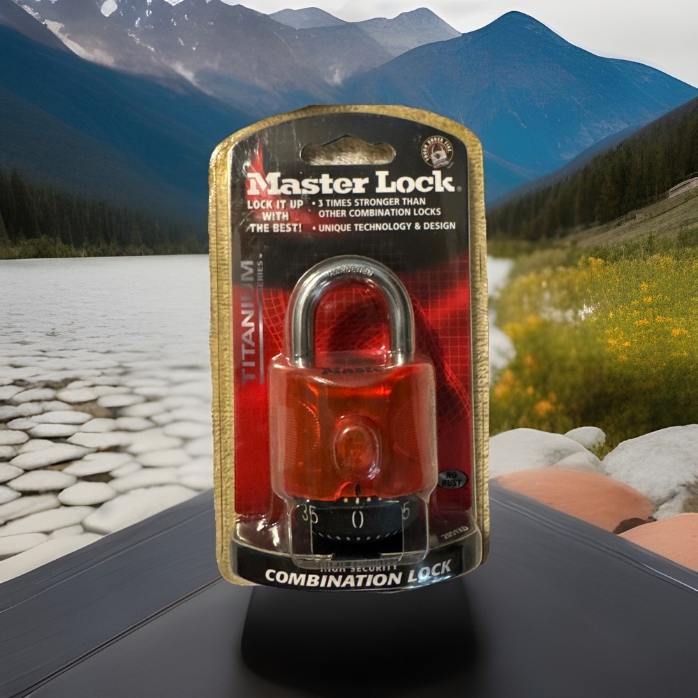 Master Lock Titanium Series Combination Lock 3X Stronger