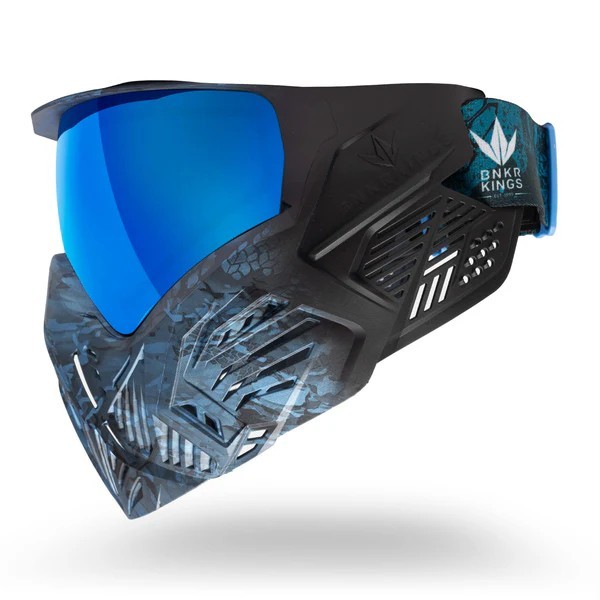 Bunkerkings CMD Paintball Mask / Goggle - Ice Black Highlander