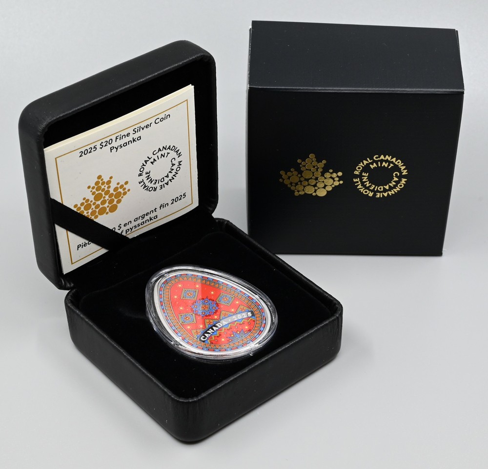 CANADA $20 2025 Silver 1oz. Proof 'Pysanka'