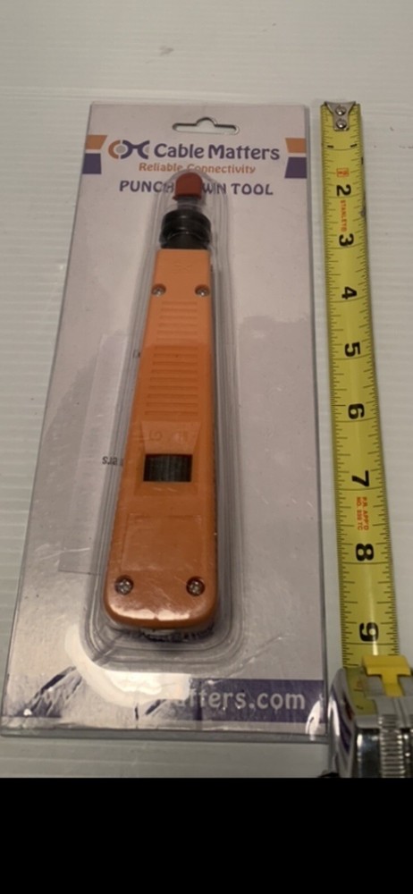 Cable Matters: Reliable Connectivity Punch Down Tool: New