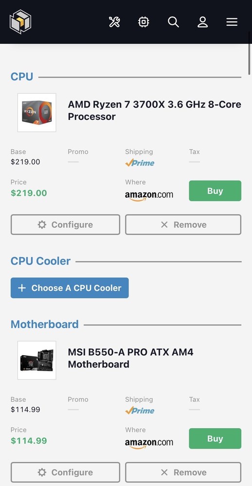 Gaming PC (fully assembled and with some RGB components)
