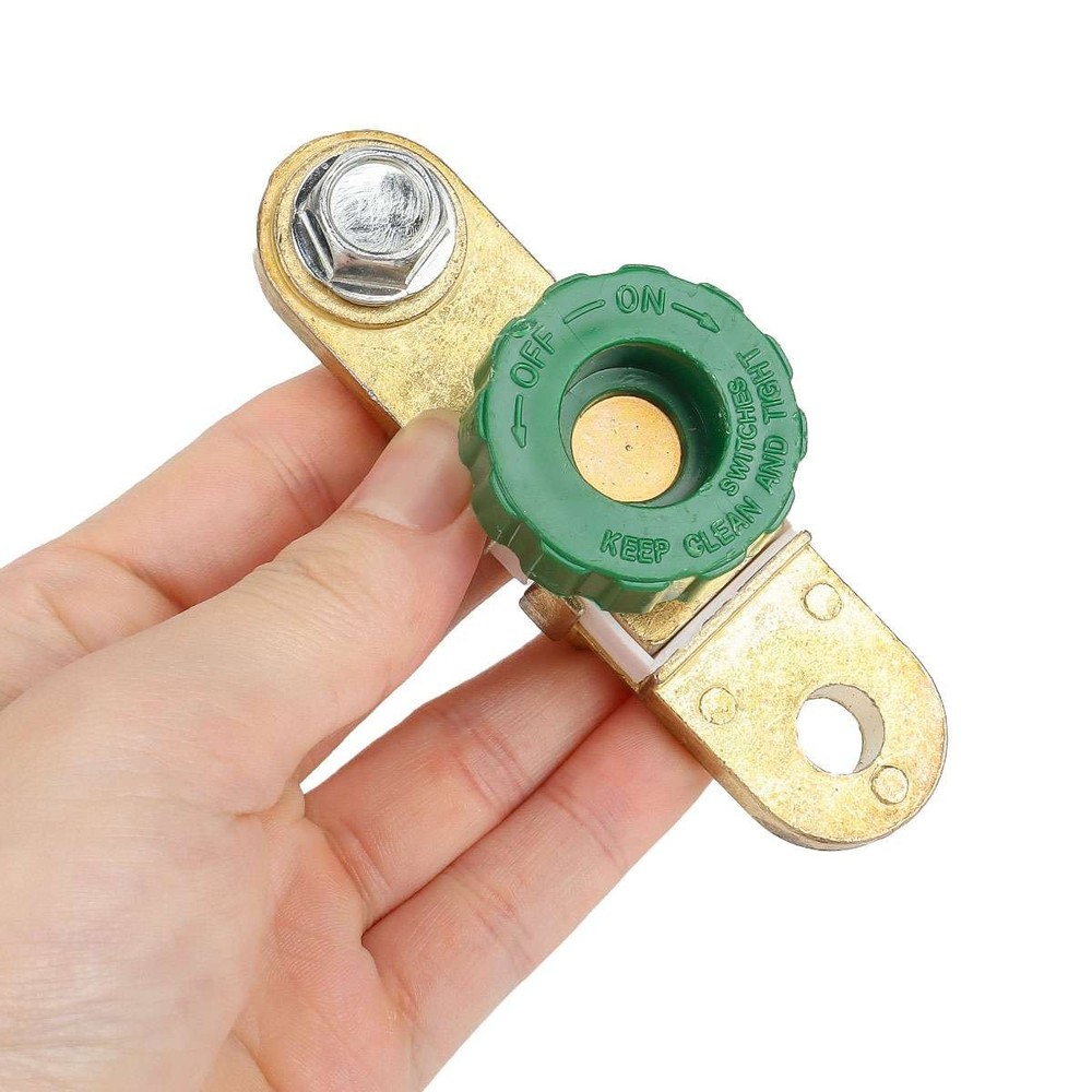 2 Electronics Side Post Battery Terminal Switch Quick Cut-off Disconnect for Car