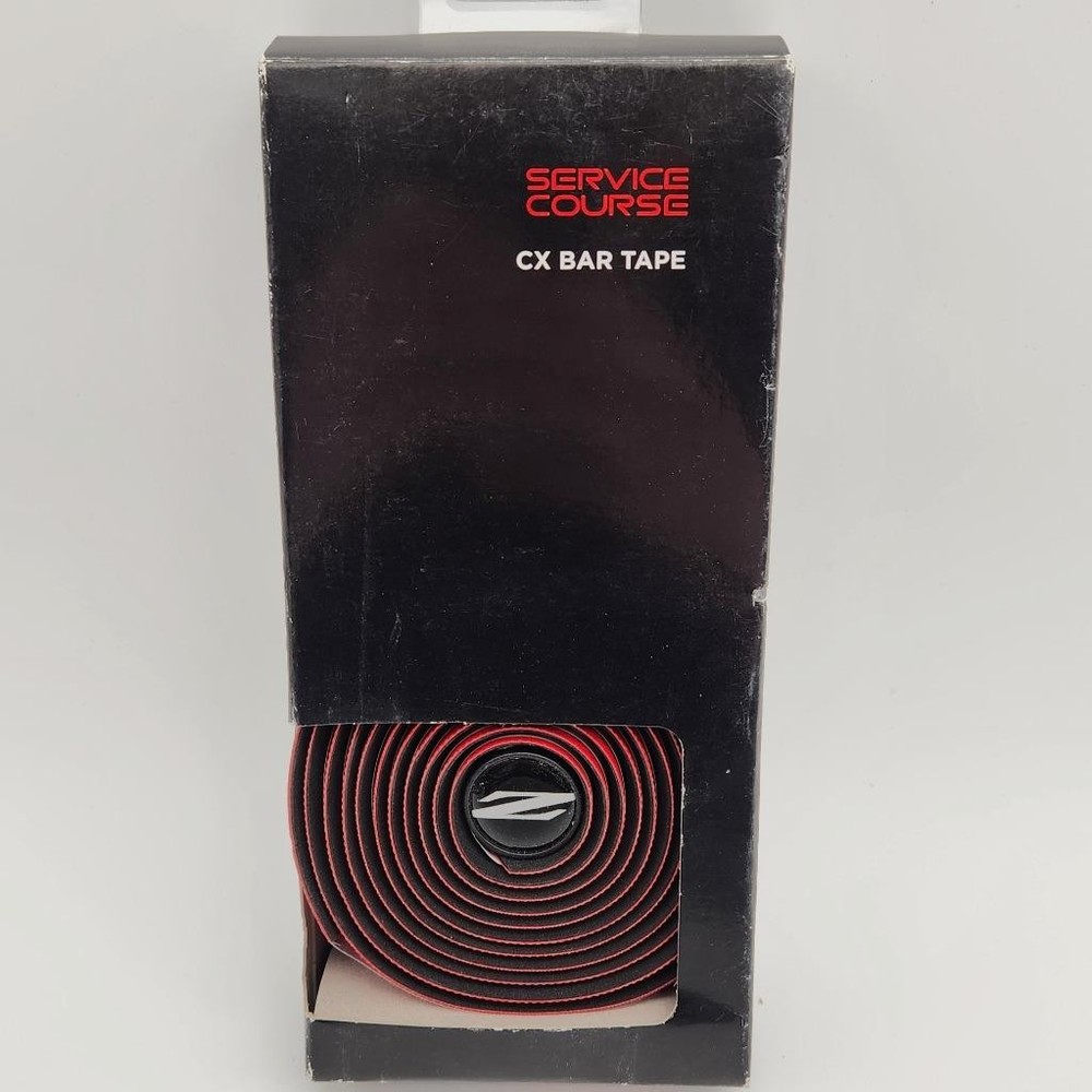 Zipp Service Course CX Red Handlebar Tape w/ Bar Ends for Bicycle OPEN PACKAGE