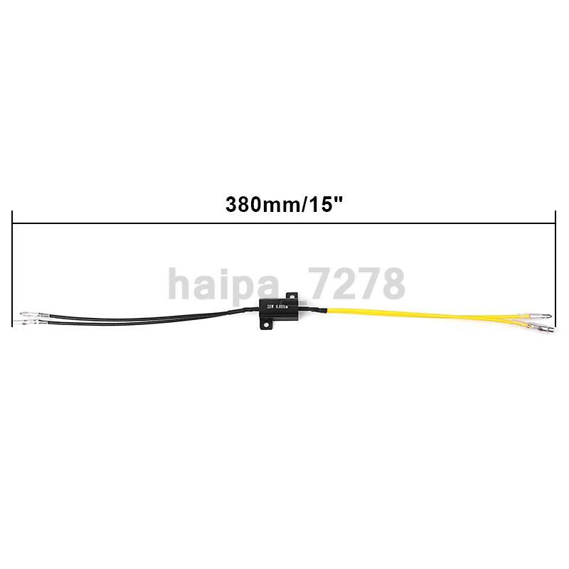 2Pcs LED Load Resistor Indicator Motorcycle Turn Signal Flash Blinker Universal
