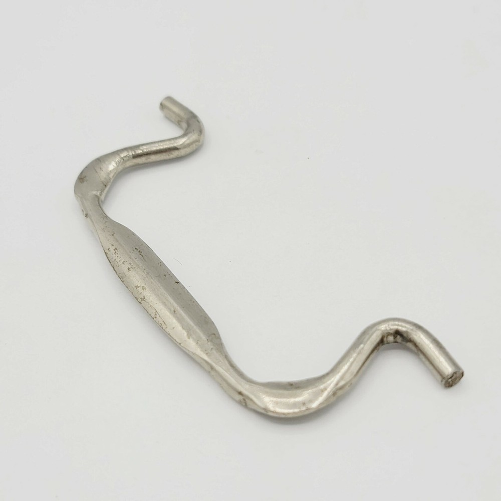 Vintage Single Nickel Ornate Bail Pull for 3.5" Pull Handle Replacement