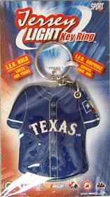 Texas Rangers Keychain - Jersey Keylight