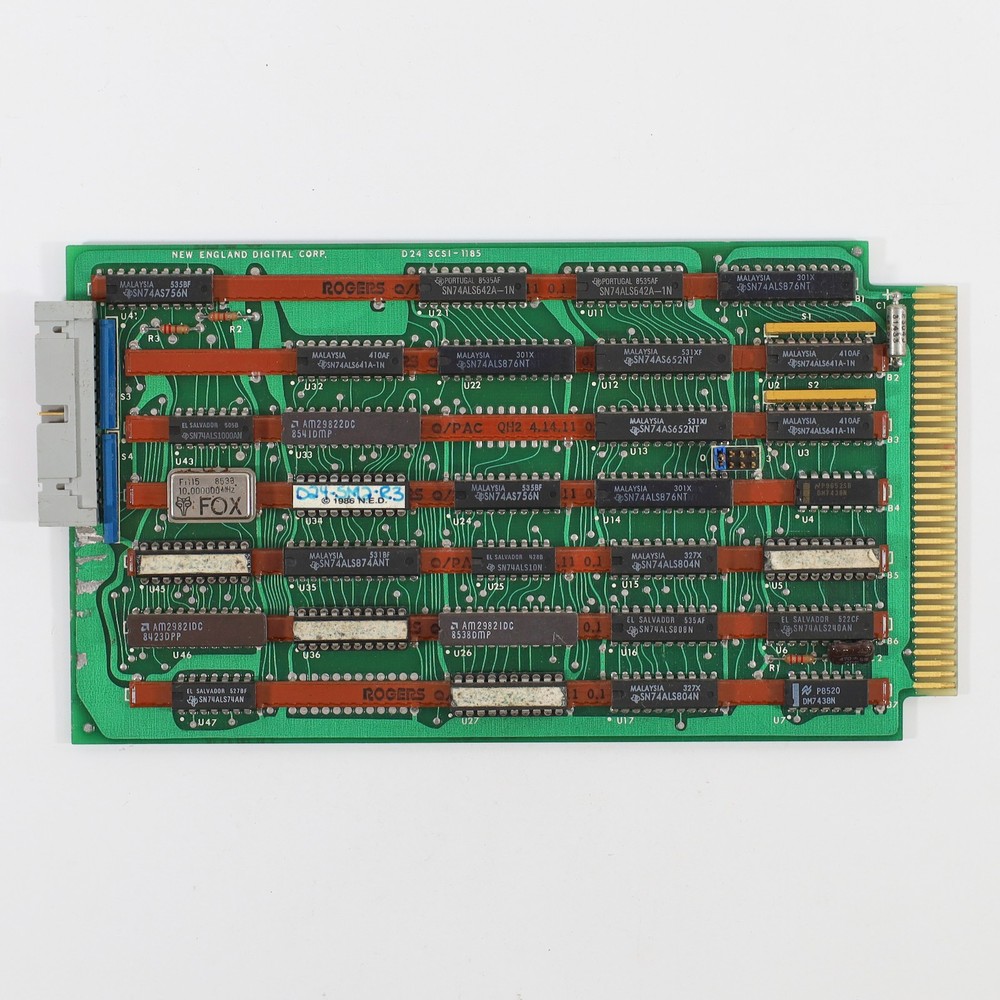 New England Digital Synclavier D24 SCSI Computer Bin Card