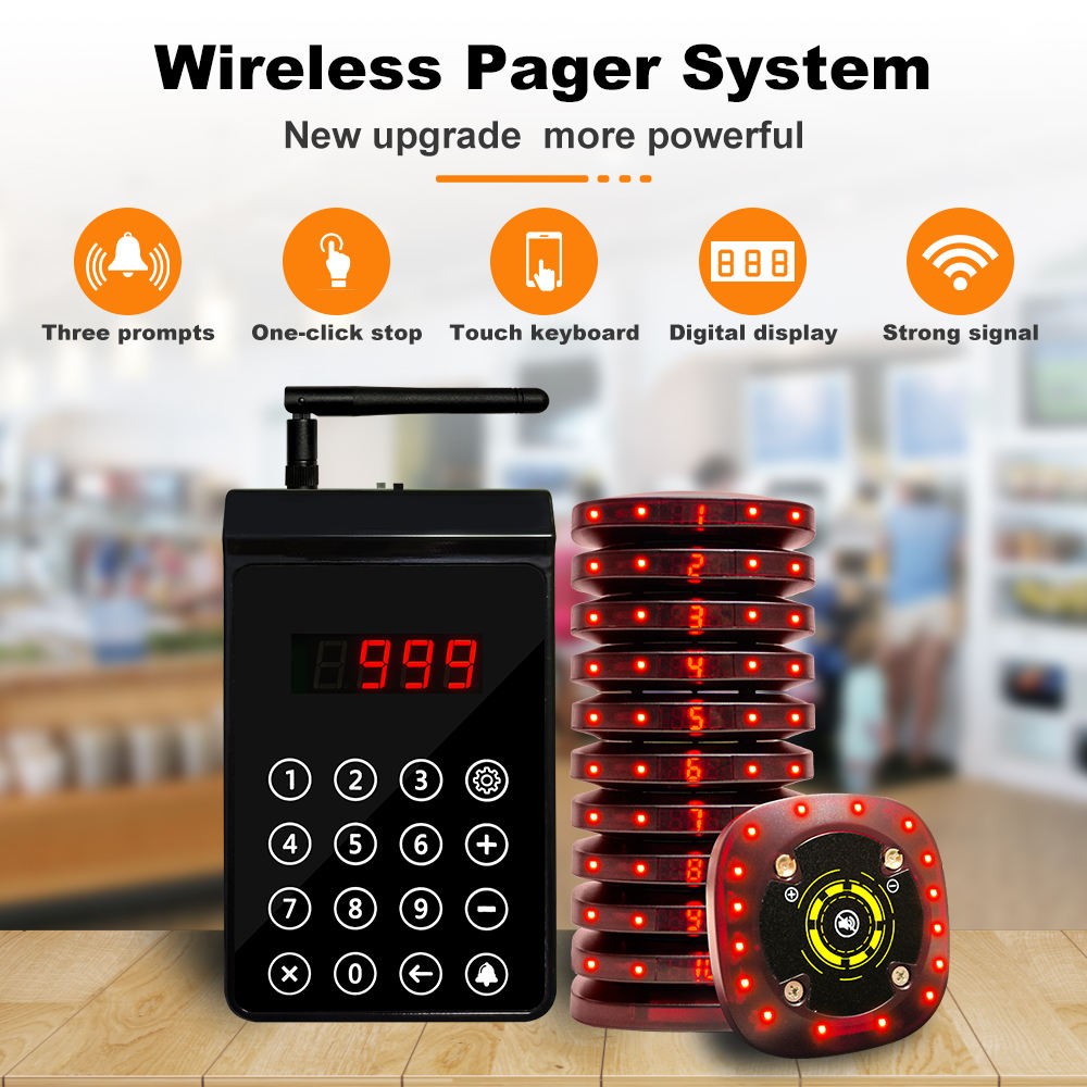 CATEL CTP205 Wireless Restaustant Calling System Restaurants