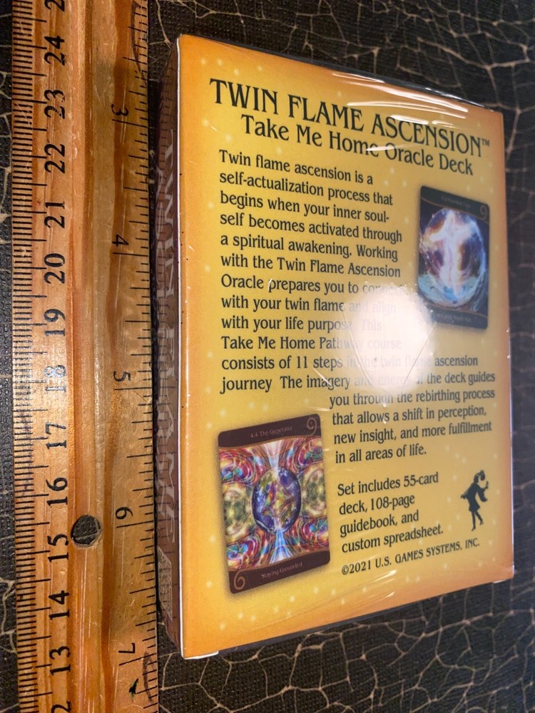 TWIN FLAME ASCENSION Oracle Card Deck Unique New