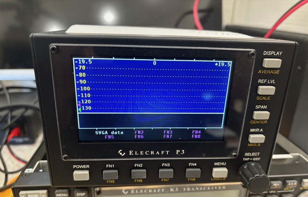 Elecraft P3 Panadapter   -  Works great  with   cables # 4142 VGA NICE
