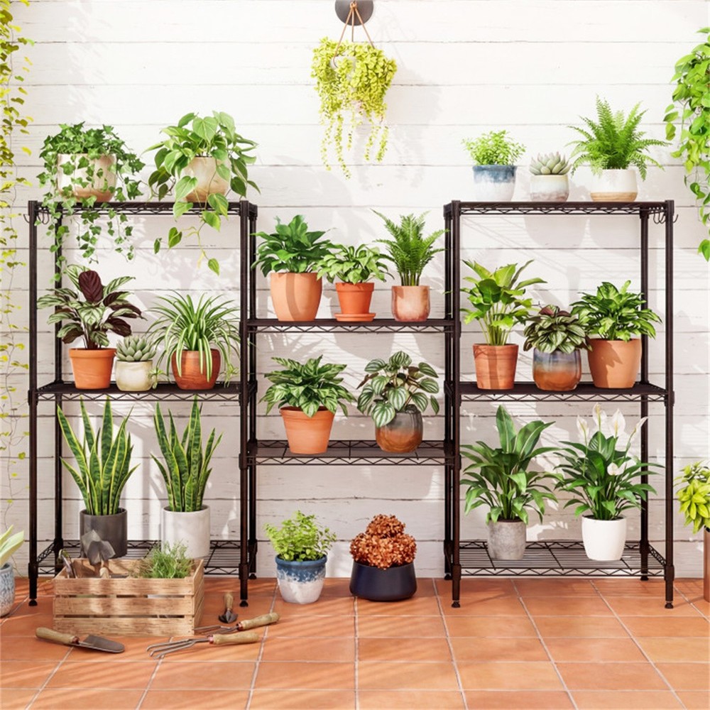 4-Tier Heavy-Duty Metal Wire Shelving